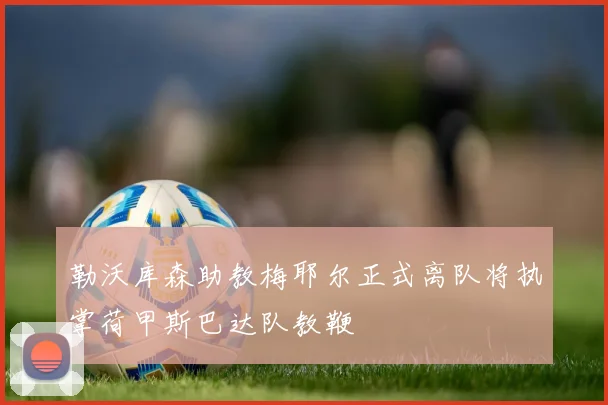 勒沃库森助教梅耶尔正式离队将执掌荷甲斯巴达队教鞭